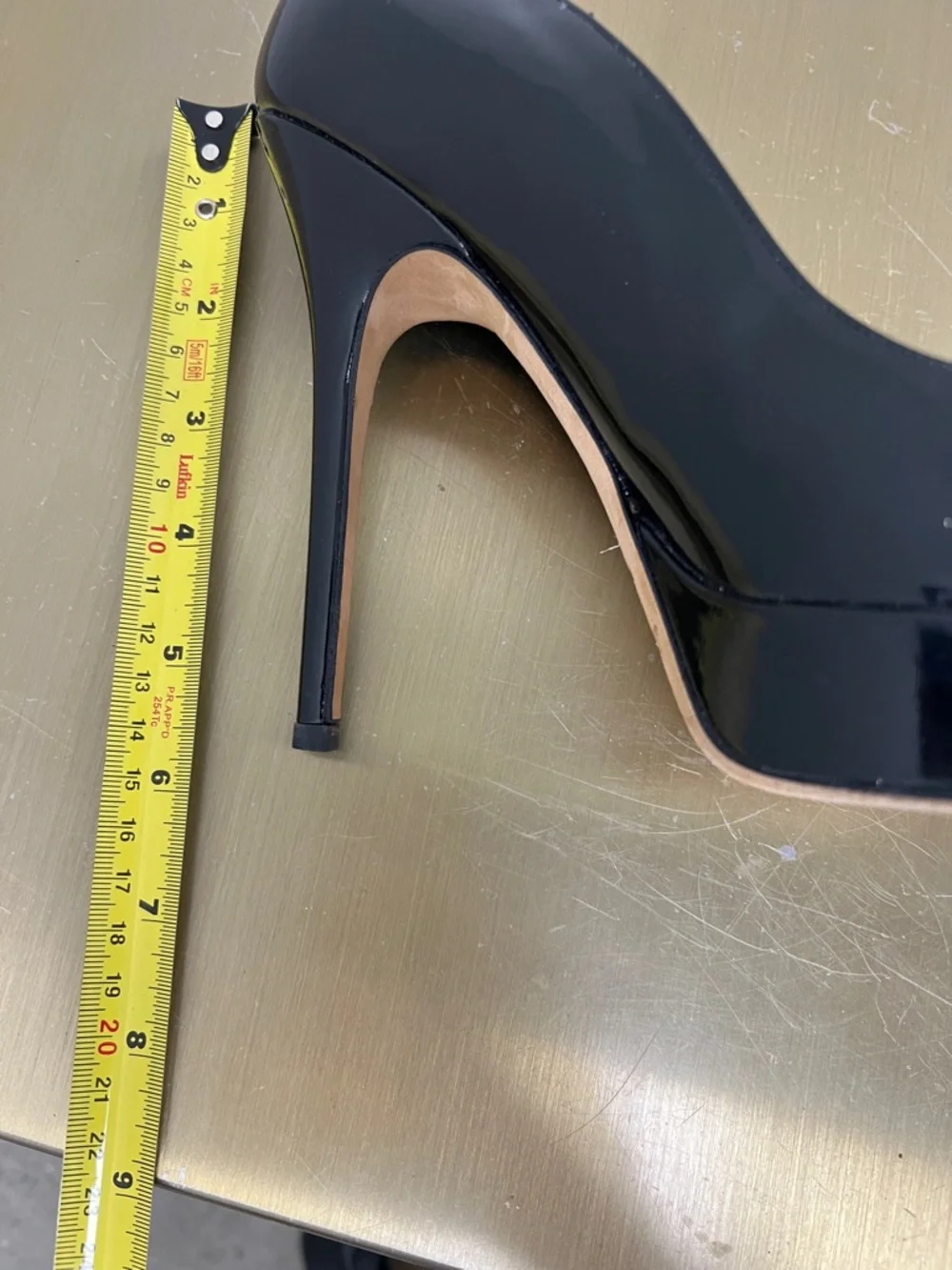 Jimmy Choo Black Patent Peep-Toe Platform Pumps - Picture 10 of 10
